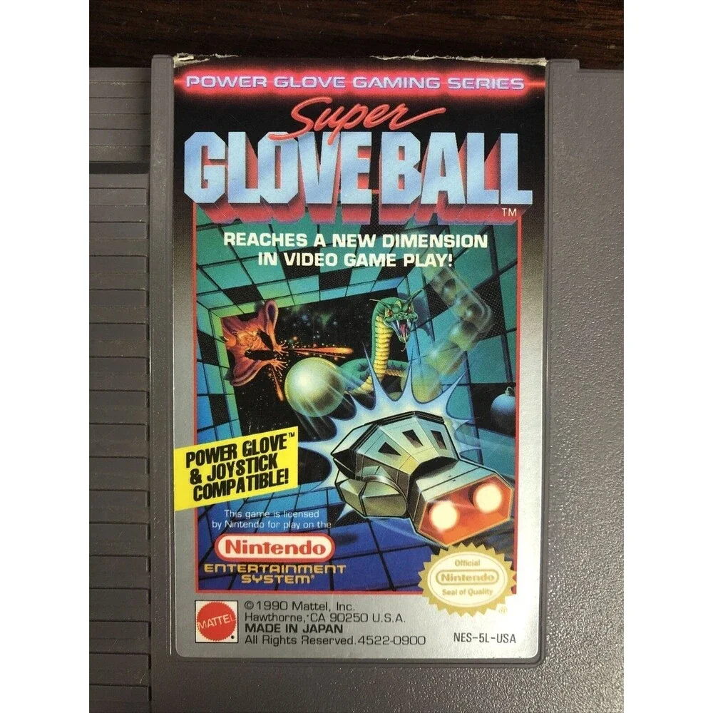 Super Glove Ball Nintendo NES Authentic Game Cartridge Loose Tested Working